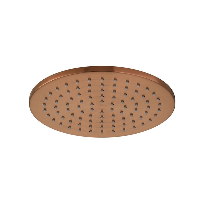 Cutout image of Vado Individual Brushed Bronze 200mm Round Shower Head